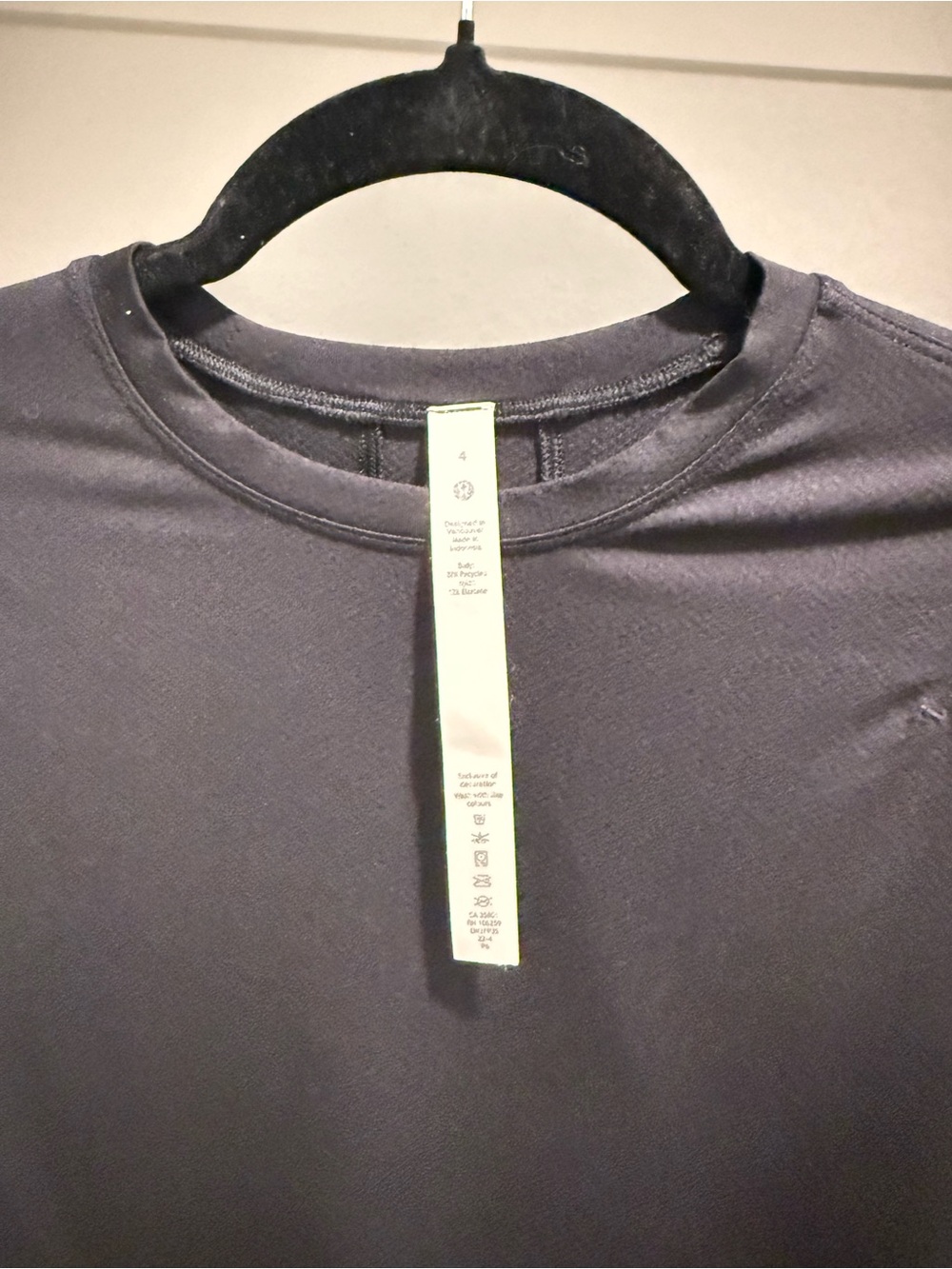lululemon athletica Long Sleeve Tee - Charcoal
